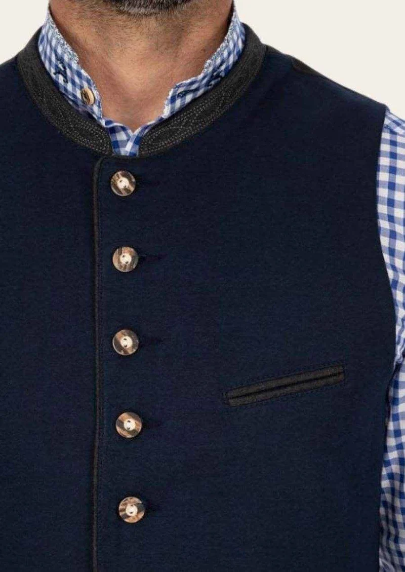 Elegante Herren Trachtenweste aus hochwertigen Stoffen
