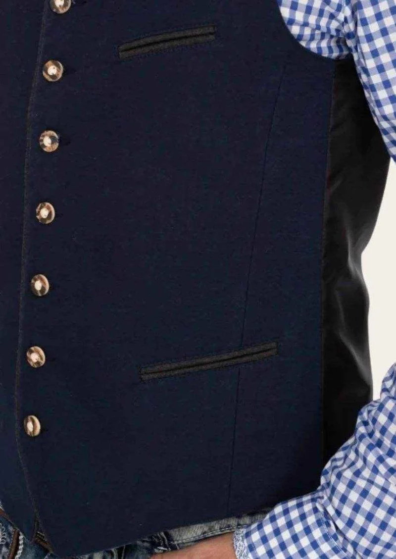 Elegante Herren Trachtenweste aus hochwertigen Stoffen