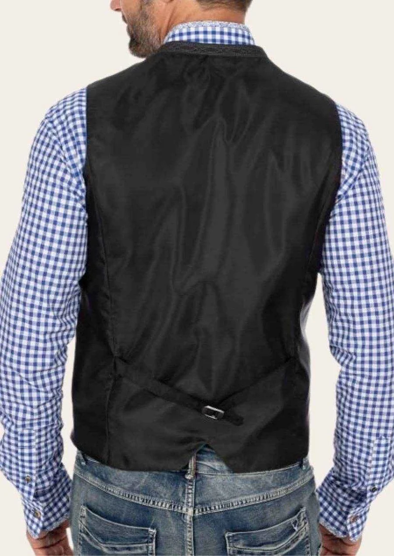 Elegante Herren Trachtenweste aus hochwertigen Stoffen