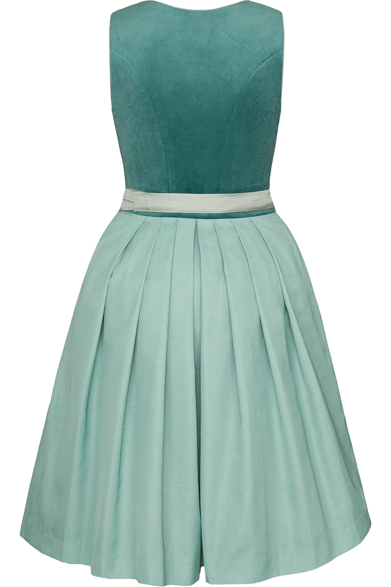 Mini-Dirndl mit Samtoberteil