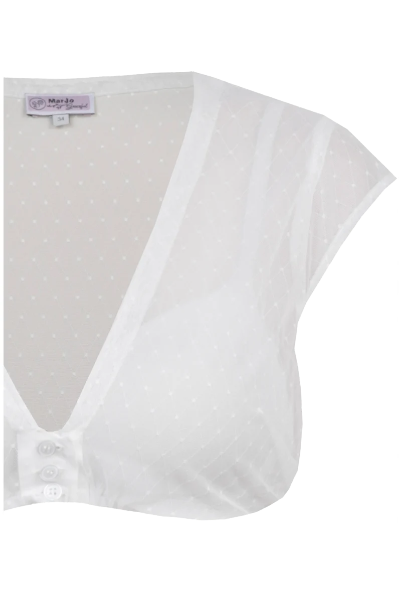 Dirndlbluse Flügelärmel