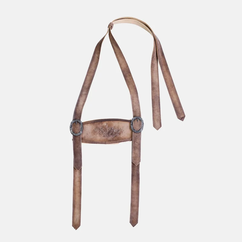 Lederhosen Hosenträger aus Rindsleder Herren
