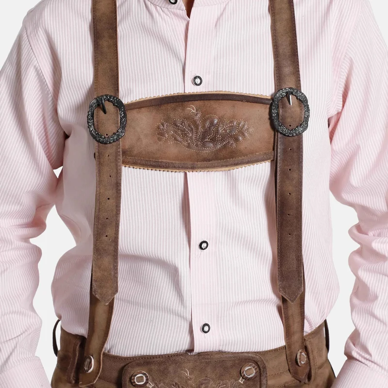Lederhosen Hosenträger aus Rindsleder Herren