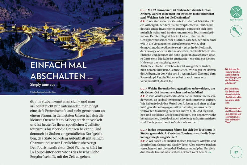 Bücher Magazin La Loupe St. Anton