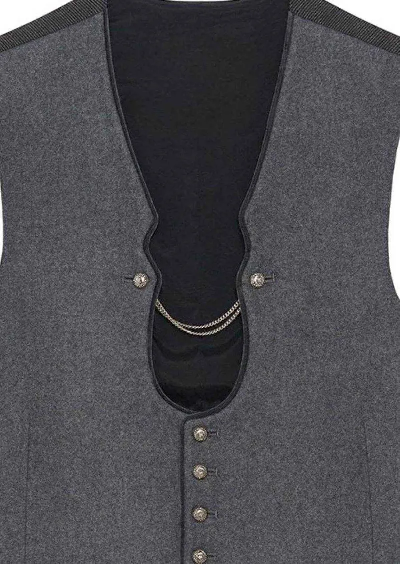 Herren Trachtenweste aus Leinen mit modernem Design