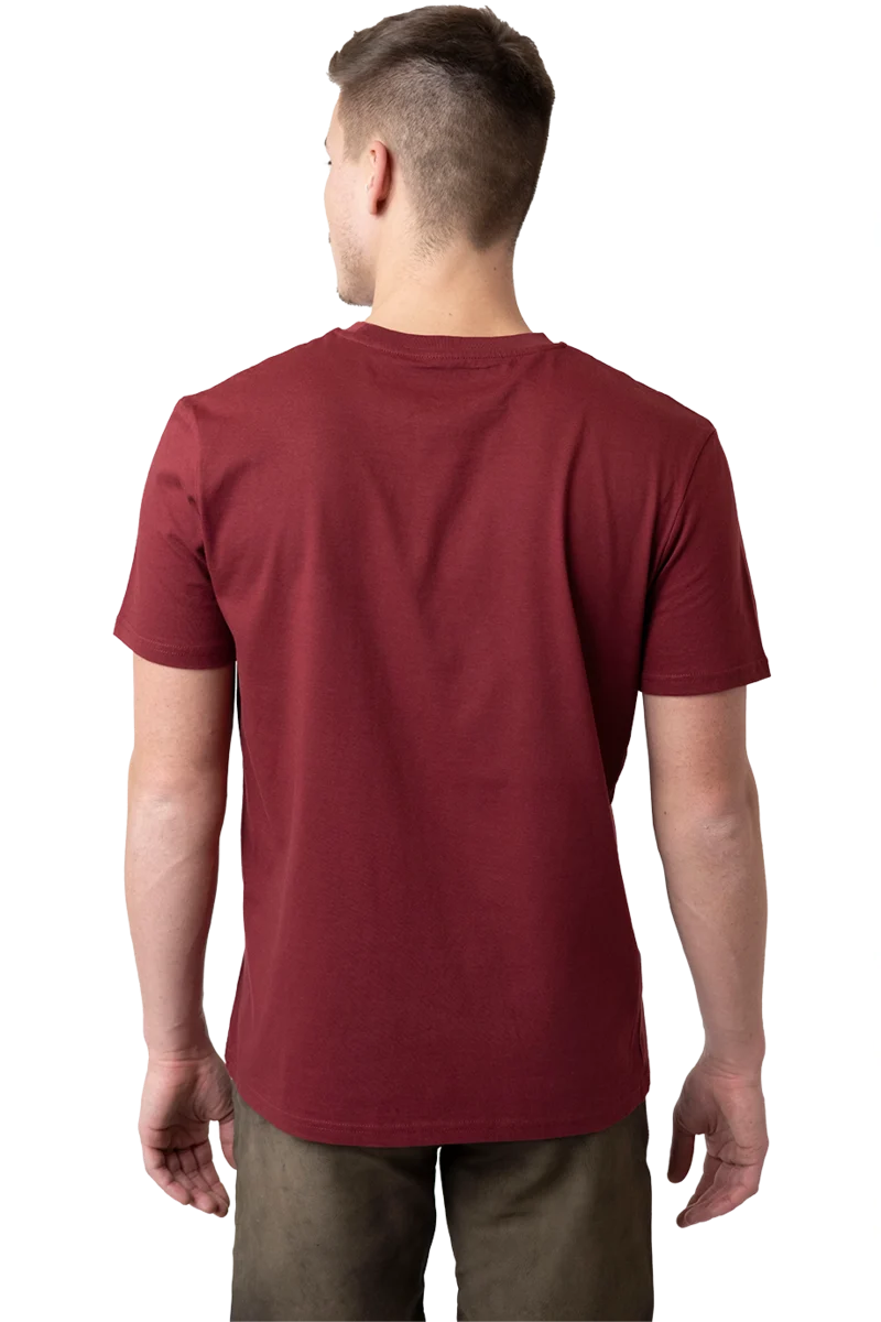 Herren Trachtenshirt 'Papa Schlumpf'