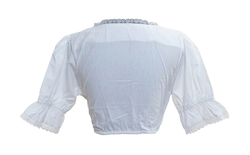 Traditionelle elegante weiße Dirndlblusen Damen
