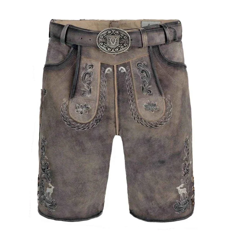 Trachtenlederhose Herren mit rustikalen Details