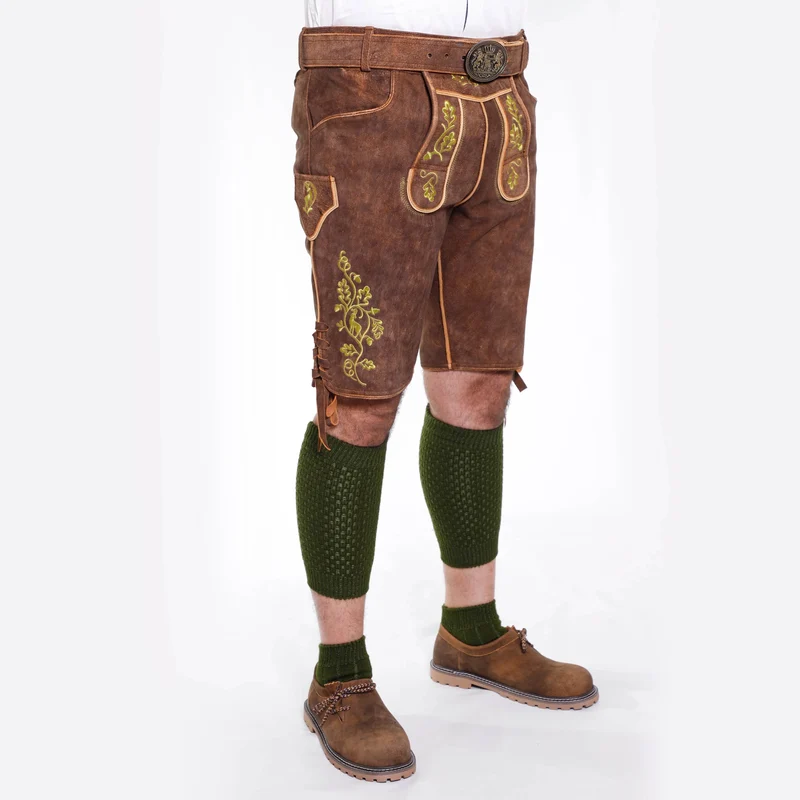 Kurze Trachtenhose Herren aus Echtleder