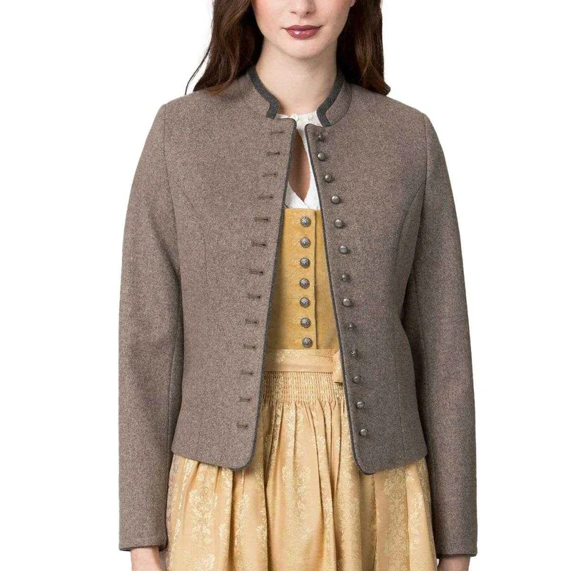 Zeitlose Trachtenjacke Damen Grau oder Grün