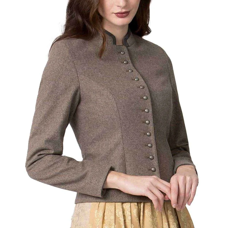 Zeitlose Trachtenjacke Damen Grau oder Grün