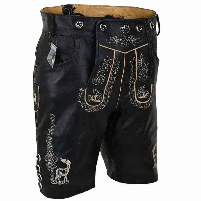 Trachtenlederhose Herren mit stilvoller Nahtführung