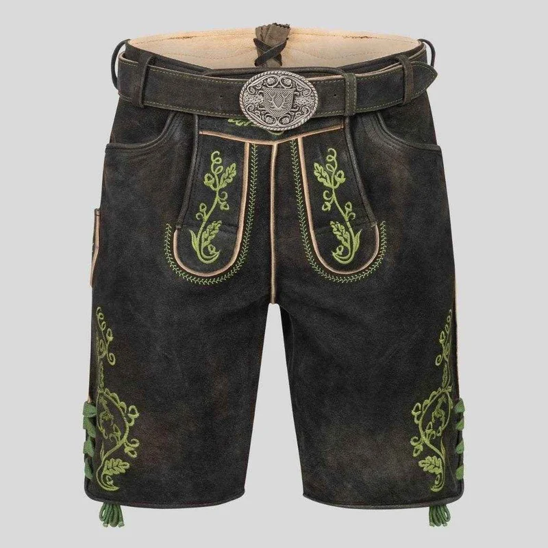 Originale Trachtenlederhose Herren mit Latz