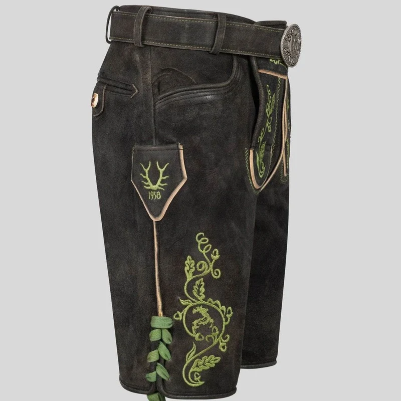 Originale Trachtenlederhose Herren mit Latz