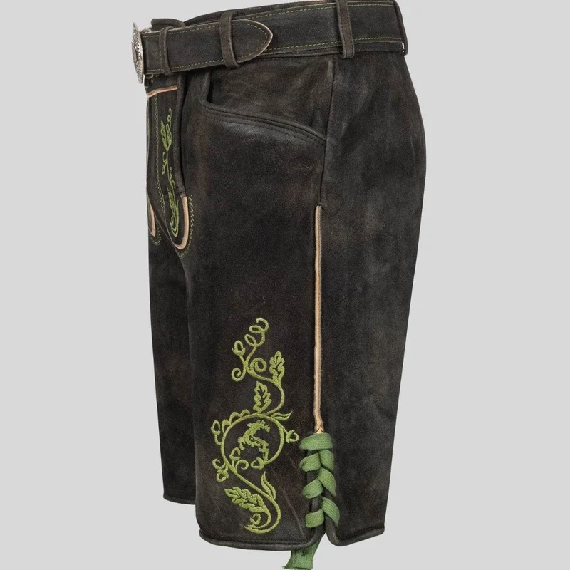 Originale Trachtenlederhose Herren mit Latz