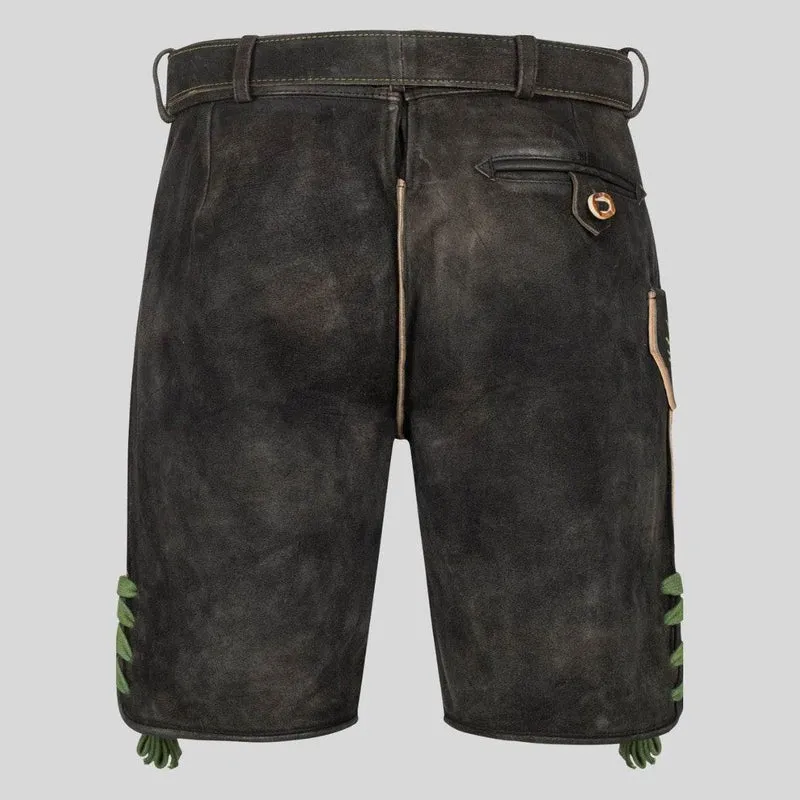 Originale Trachtenlederhose Herren mit Latz