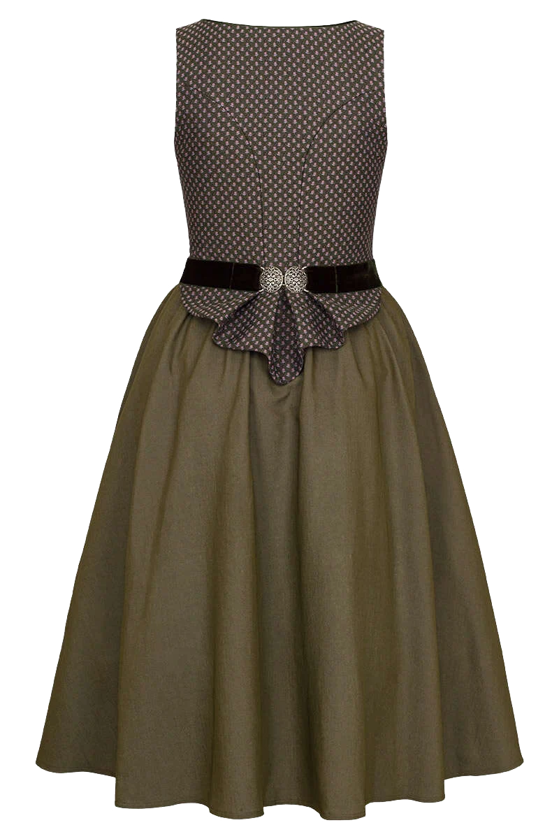 Midi-Dirndl mit Schößchen