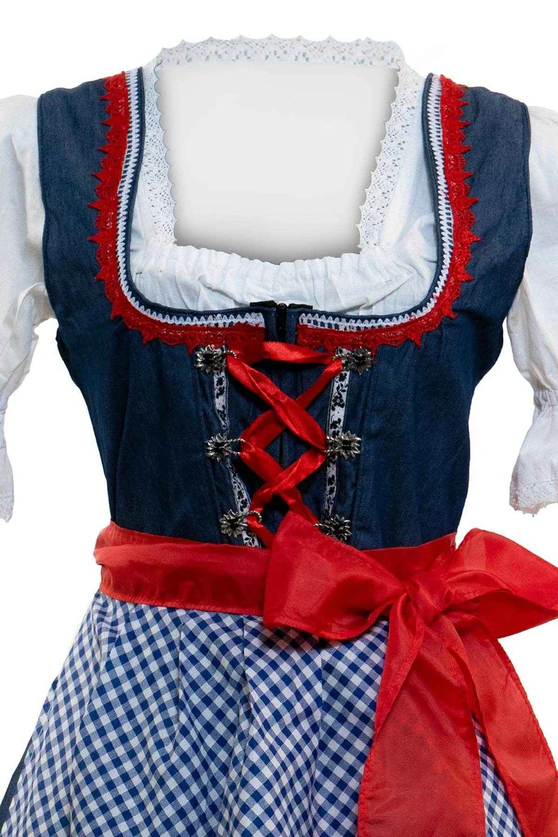 Dirndl mit Spitzenschürze für Damen