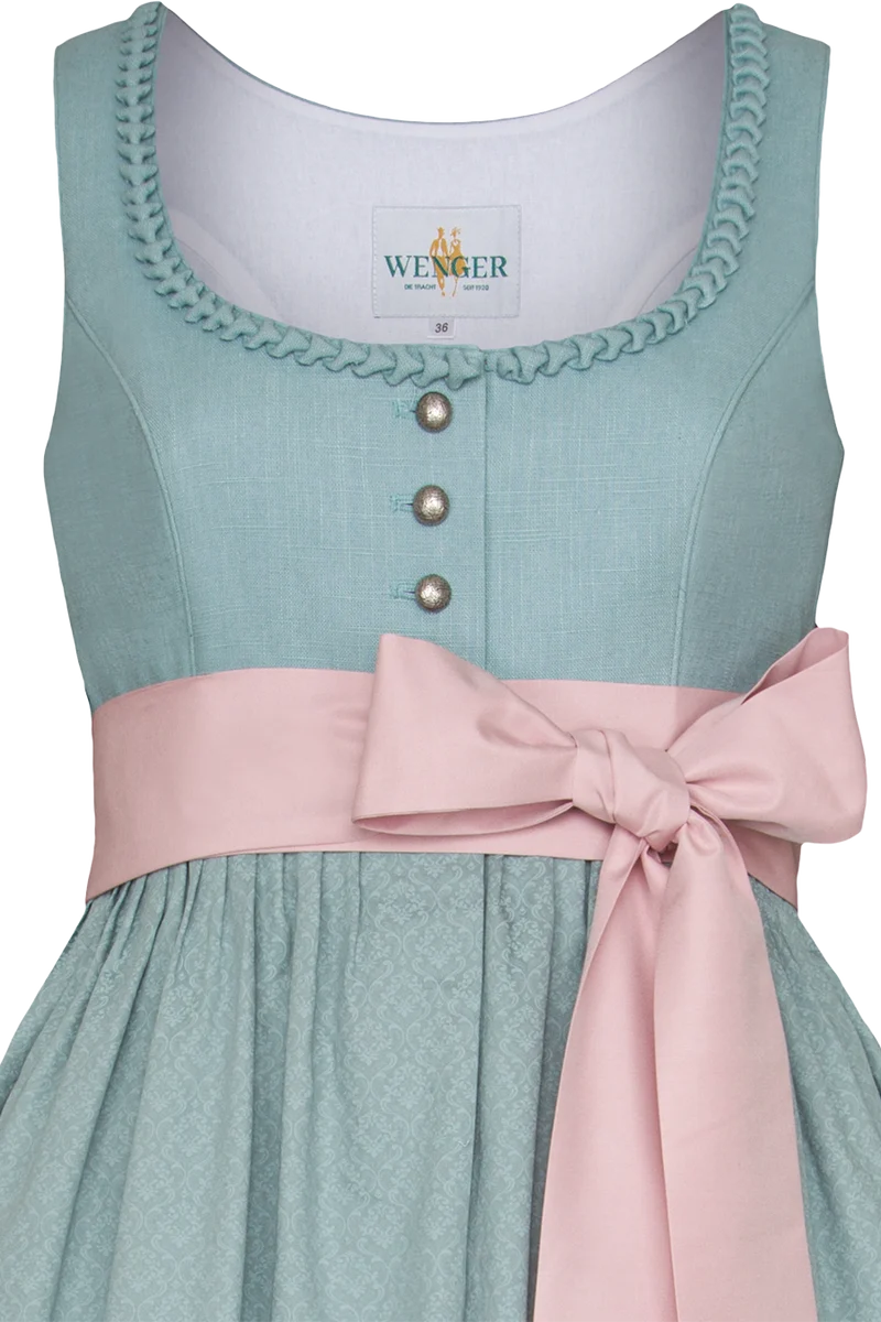 Umstandsdirndl mit Leinen