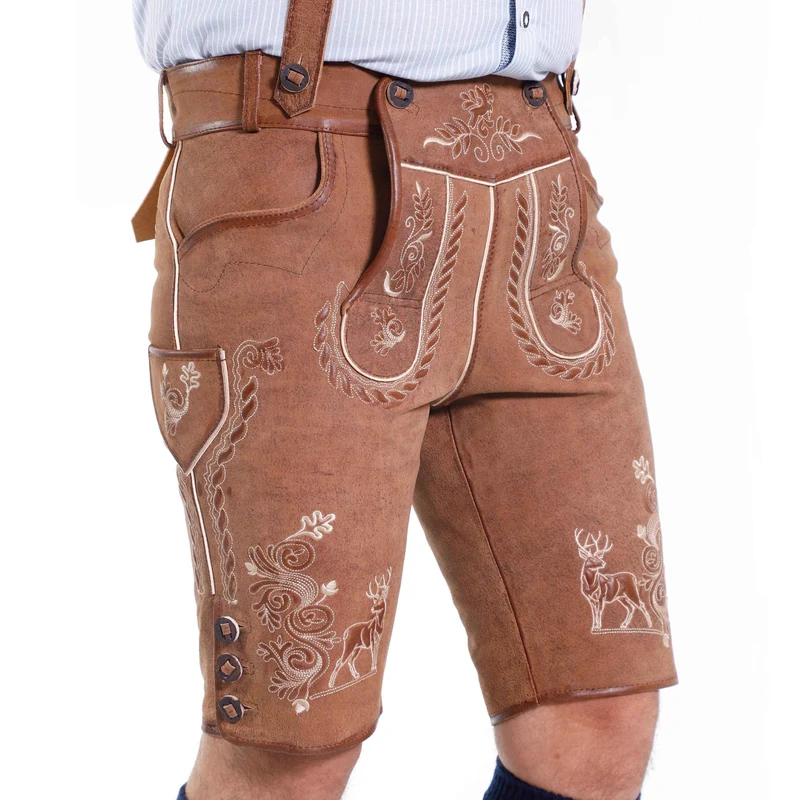 Kurze Trachtenhose Herren mit Ziernähten