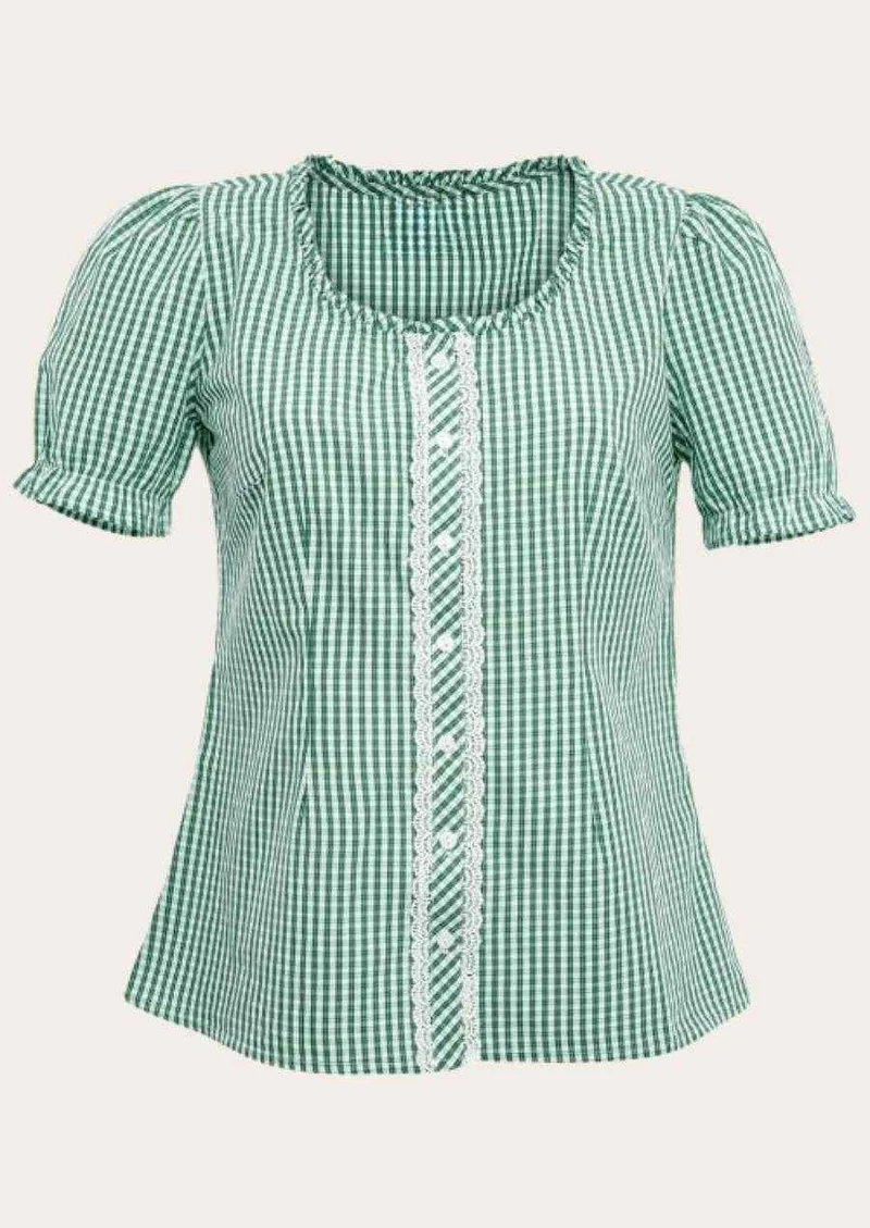 Damen Trachten Shirt figurbetont zur Lederhose