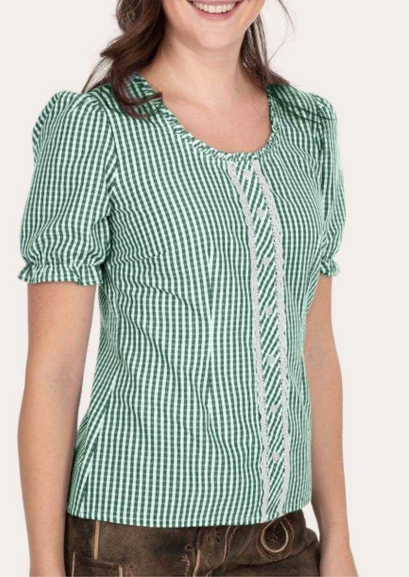 Damen Trachten Shirt figurbetont zur Lederhose