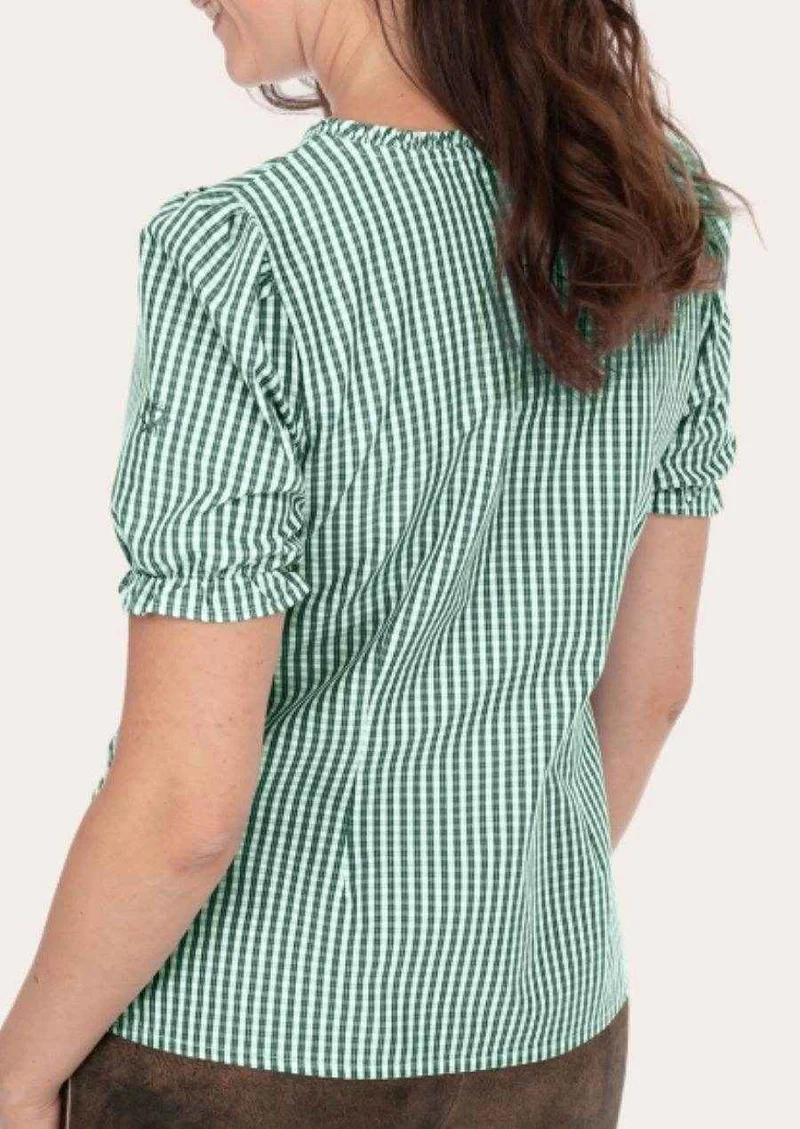 Damen Trachten Shirt figurbetont zur Lederhose
