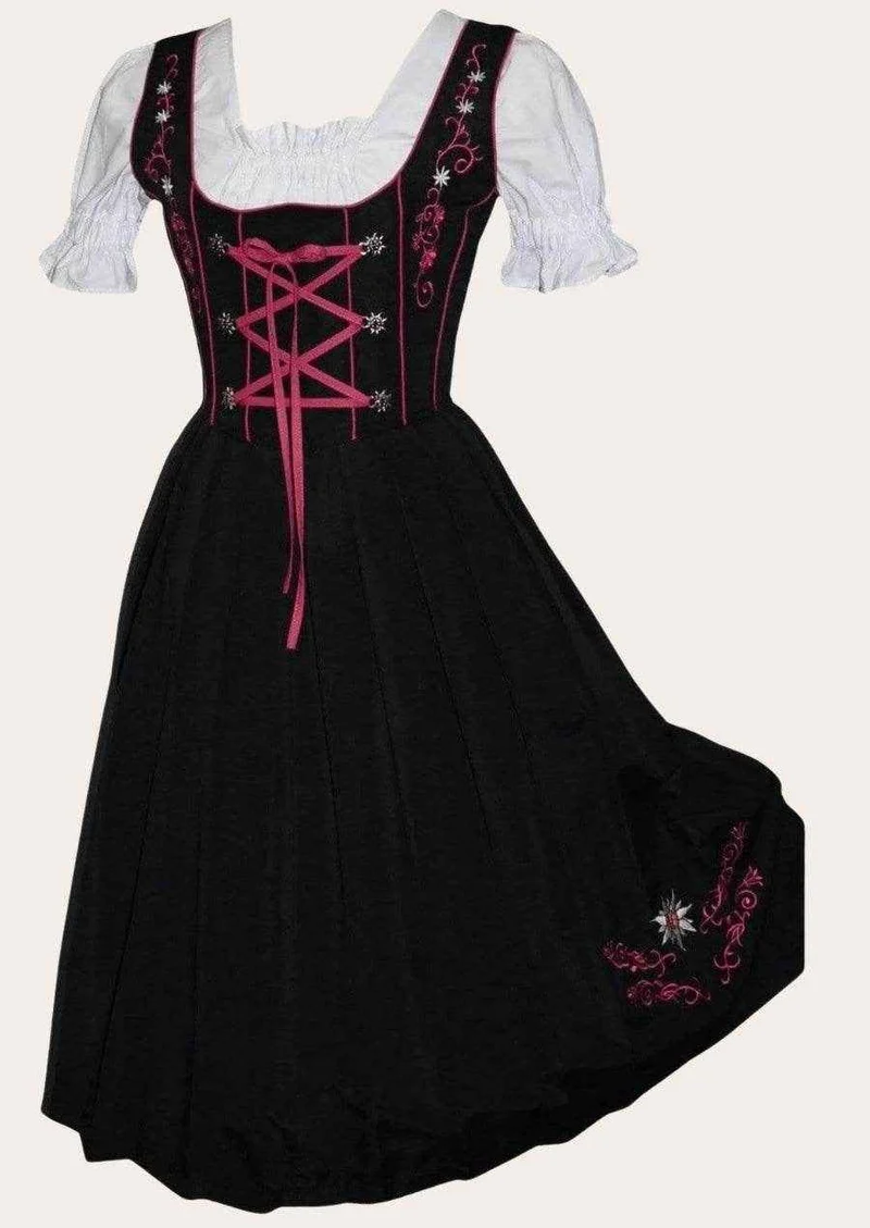 Festliches Dirndl für Hochzeit oder Volksfest mit Bluse