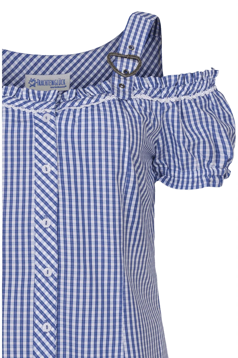 Trachten Carmenbluse kariert