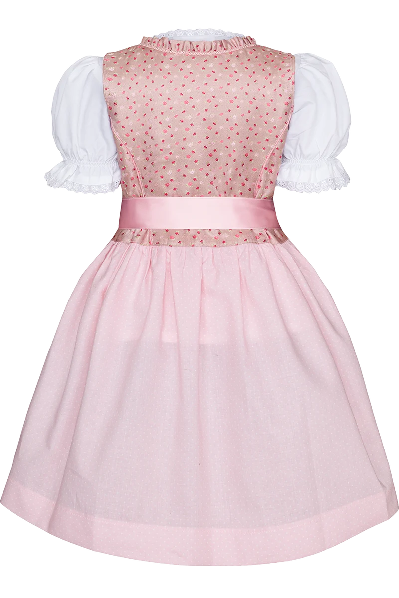 Kinderdirndl mit Bluse und Blumenmuster