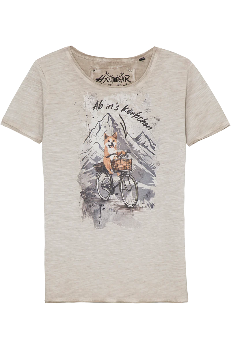 Kinder-T-Shirt mit Fuchs-Print