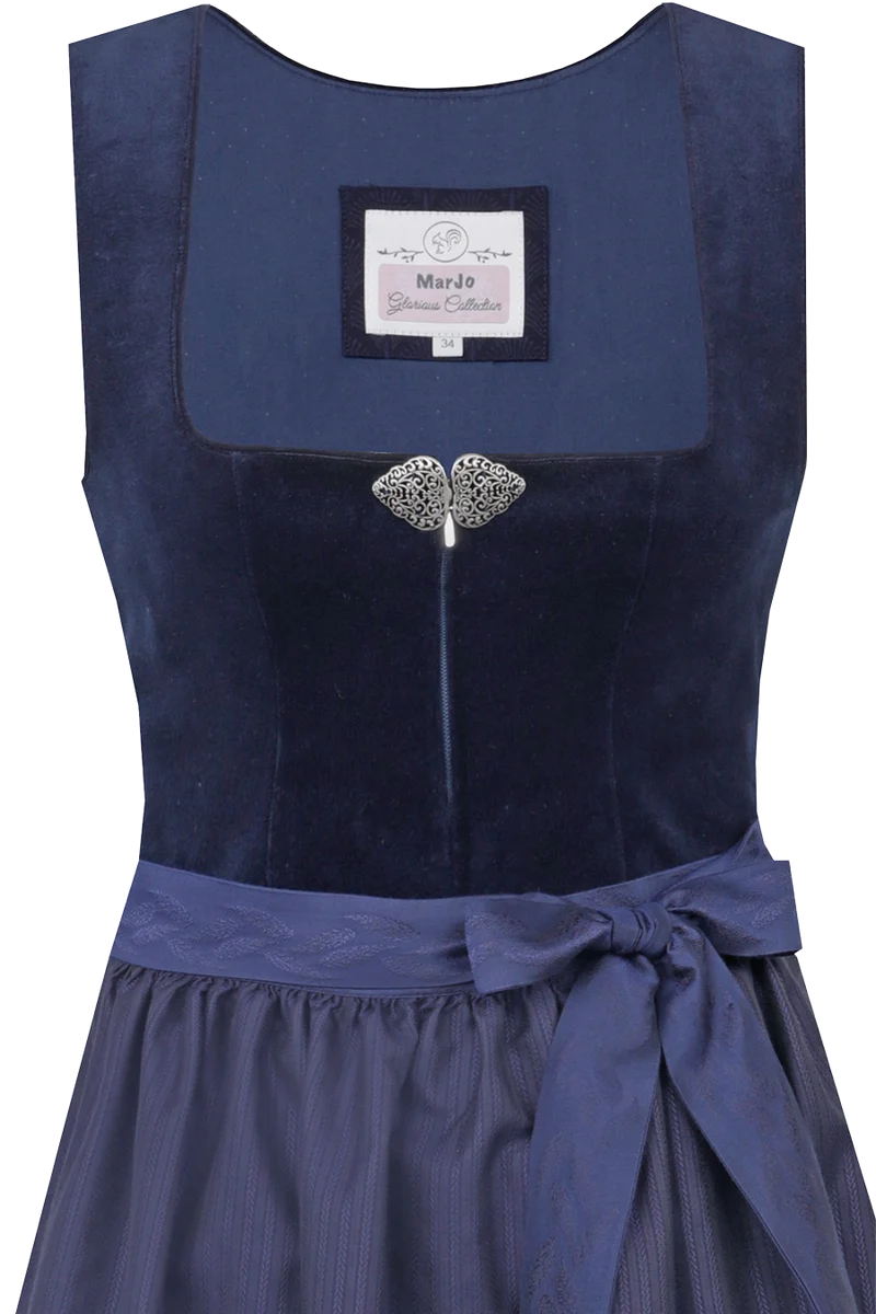 Midi-Dirndl mit Samt