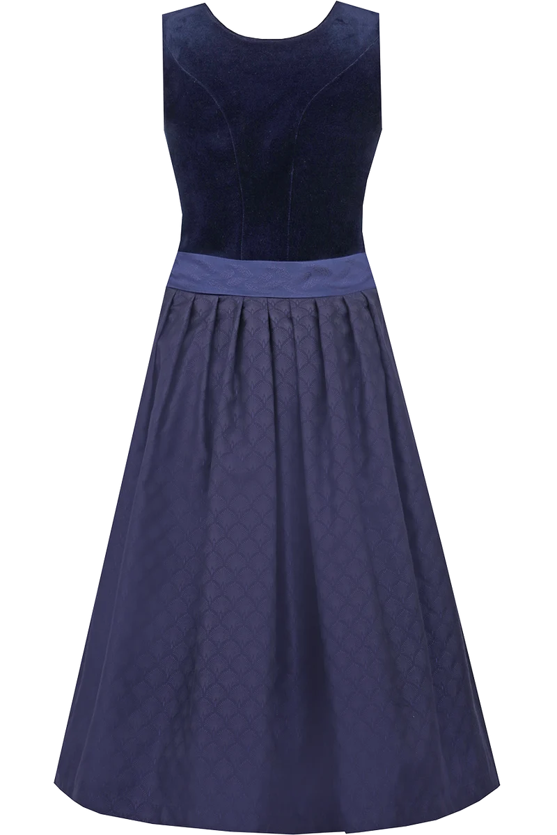 Midi-Dirndl mit Samt