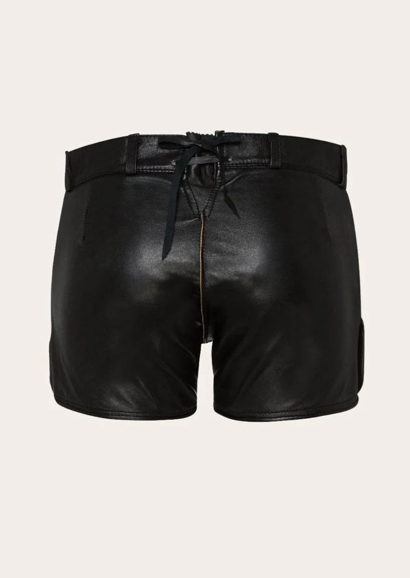 Damen Trachtenhose aus Veloursleder mit Stickmuster