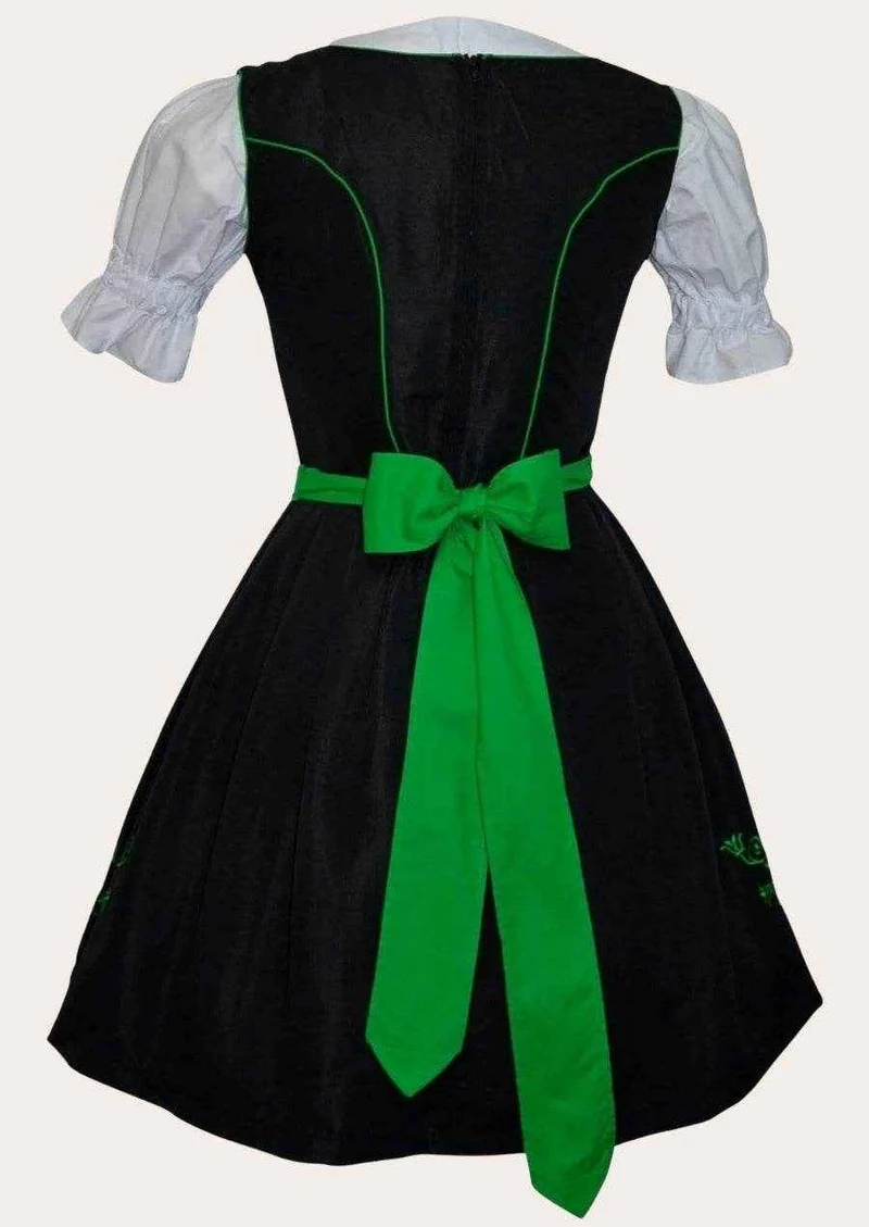 Damen Dirndl Rosa mit Tüllschürze