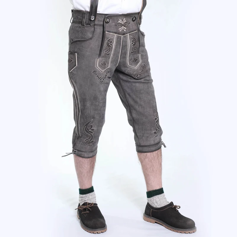 Traditionelle Bundhose Herren mit Trachtenstickerei