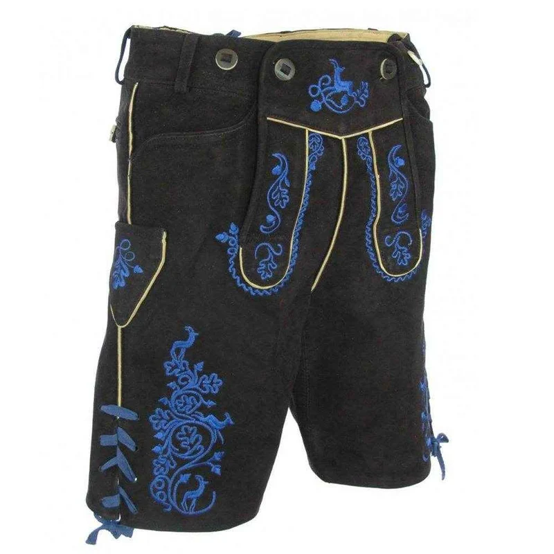 Bayerische Lederhose Herren aus Wildleder