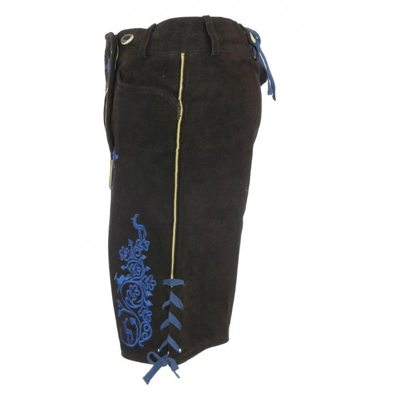 Bayerische Lederhose Herren aus Wildleder