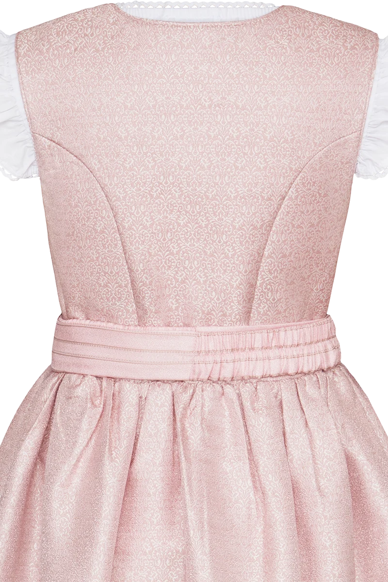 Kinderdirndl mit Bluse und Blumenrankmuster