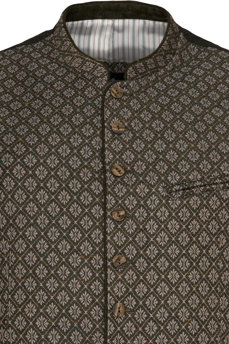 Herren Trachtenweste Slim Fit mit Wollanteil