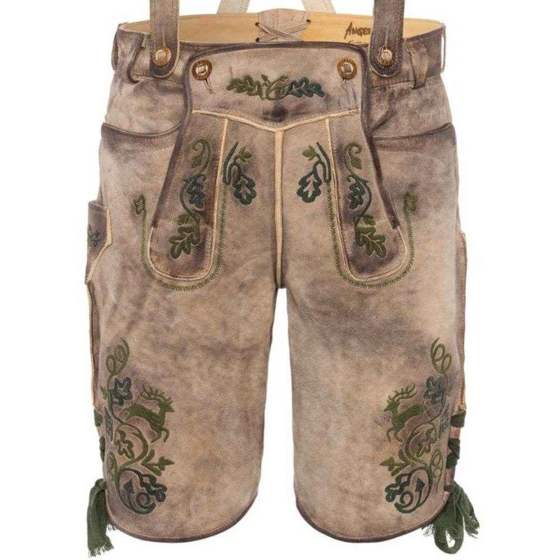 Trachtenhose Herren mit echten Hirschhornknöpfen