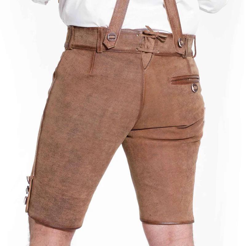 Kurze Lederhose Herren für Volksfest & Alm