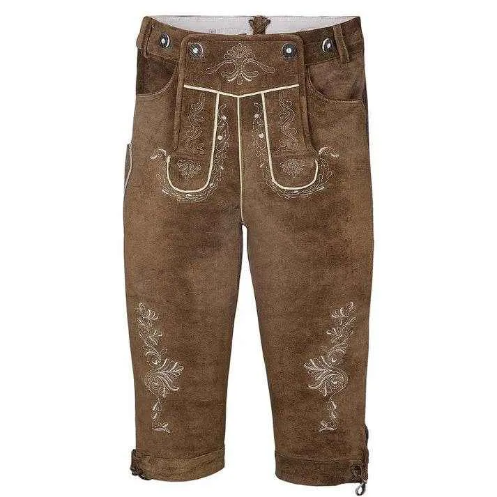 Edle Herren Trachtenhose mit Schnalle und Latz