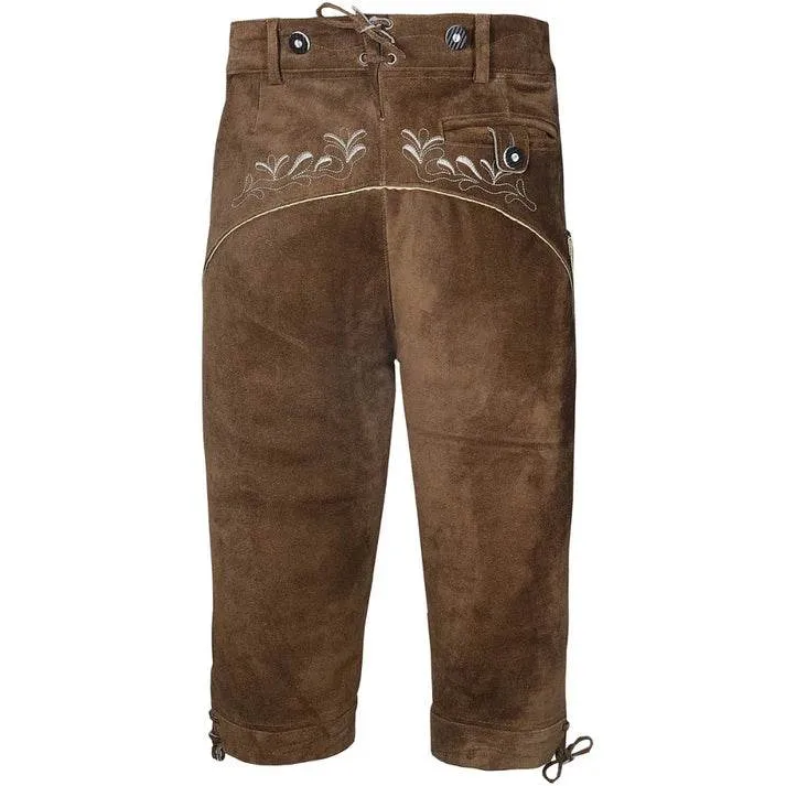 Edle Herren Trachtenhose mit Schnalle und Latz