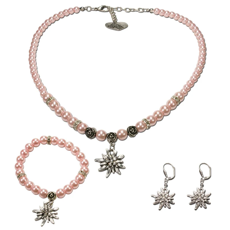 Trachtenkette Amelie rosé