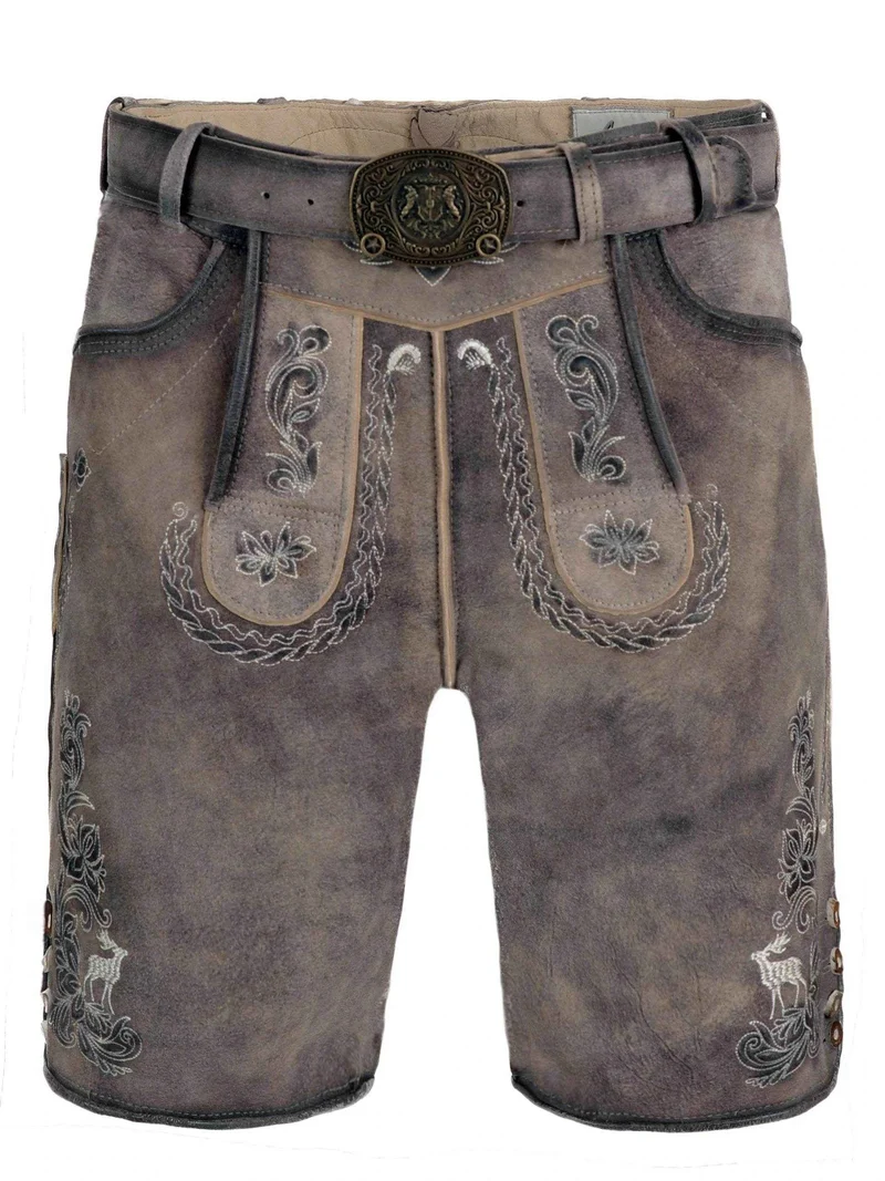 Bayerische Lederhose Herren im traditionellen Stil