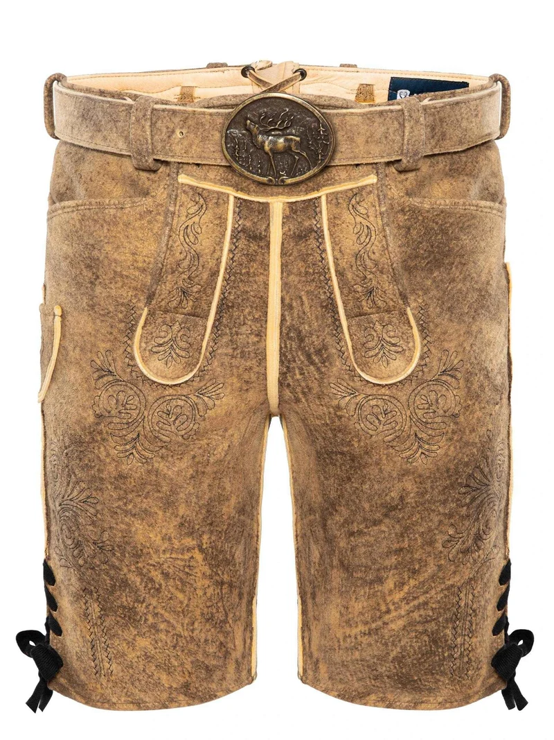 Traditionelle Lederhosn Herren im Alpenlook