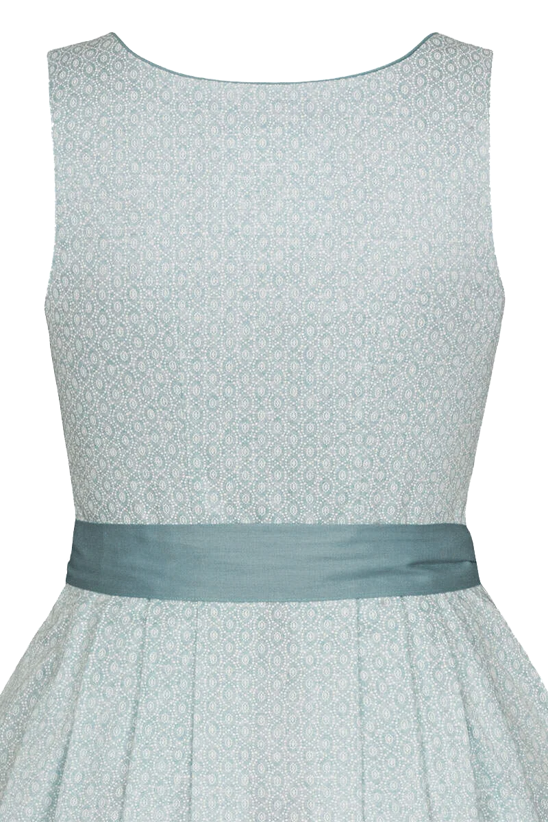 Dirndl lang mit herzförmigem Ausschnitt