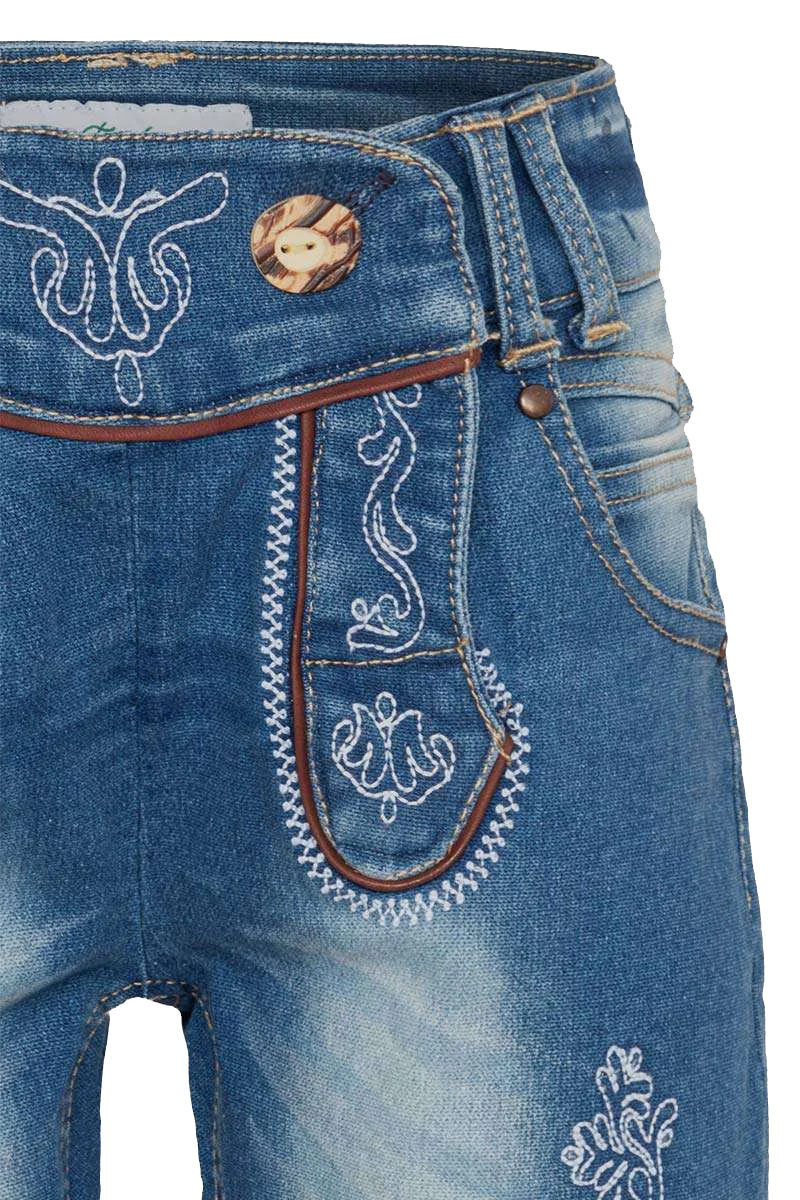 Kinder Trachten-Jeans Bermuda