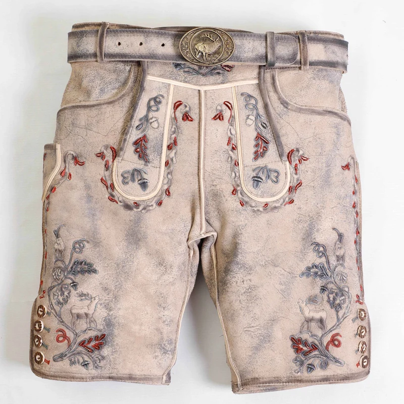 Kurze Lederhose Herren für Maibaumfest